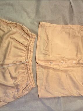 Women's Peach Button-Front Pajama Set - Lightweight Sleepwear
